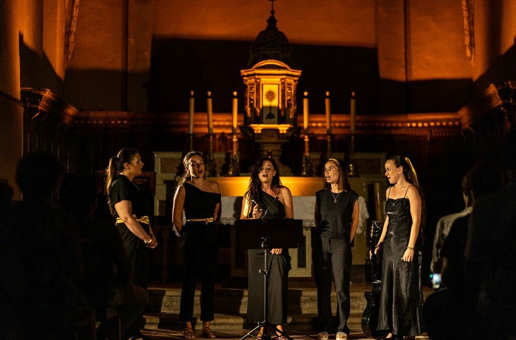 Dimanche 13 octobre de 14h à 17h // Stage de chant, animé par le groupe féminin de polyphonies, Quintina